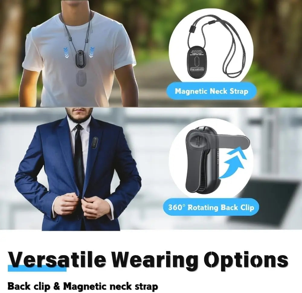4K HD Mini Vlog Camera with Wi-Fi Connectivity - Portable Action Body Cam for Sports and Travel Photography, Compact Video Recorder